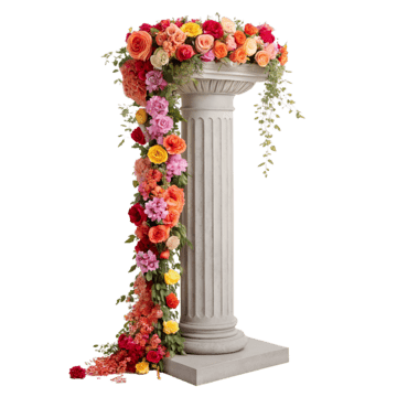 Classical Floral Pillar
